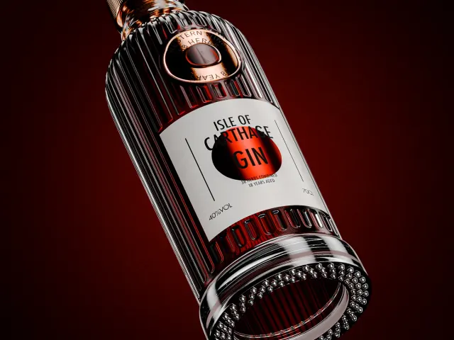 Luxury materials — self-adhesive label example