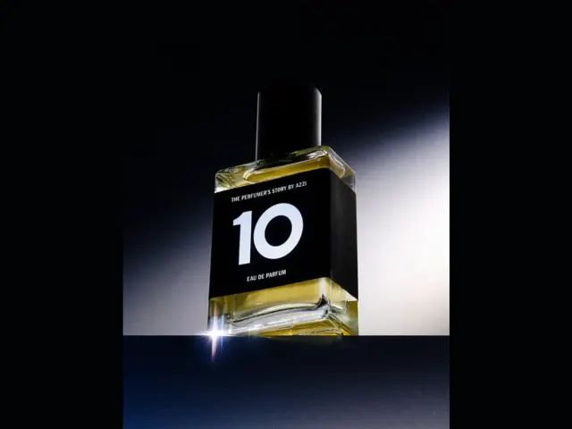 The Perfumer’s Story · No. 10 — Matte black + white knockout
